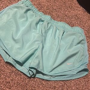 Nike Tempo Dri-Fit shorts (womens’ XL) - like new! Aqua or turquoise color.